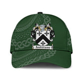 Clan Anderson Coat Of Arms - Irish Family Crest St Patrick's Day Classic CapTU65 Classic Cap - Anderson Coat Of Arms St Patrick's Day Classic Cap Irish Cap